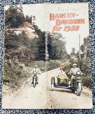 1928 Harley-Davidson Motorcycle Sales Brochure/Catalogue. Good Condition. picture