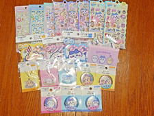 Chiikawa Stationery Goods 22pc Mega Set Stickers Acrylic Keyring Pouch Badge Lot picture