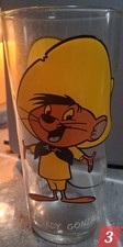 Vintage 1973 Warner Bros. PEPSI Collectors Glass SPEEDY GONZALES Looney Tunes picture