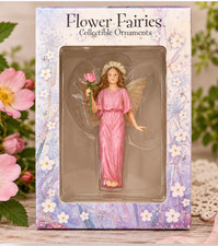 Flower Fairies Wild Rose Fairy Collectible Ornament – Cicely Mary Barker – #8703 picture