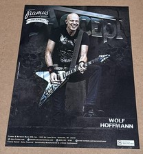 Wolf Hoffmann of ACCEPT - FRAMUS GUITARS - 2019 Print Advertisement picture