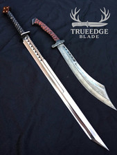 Handmade Fantasy Swords | Scorpion Orc War Cleaver Sword Collector Gift picture