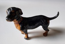 Franz Bergmann Vienna Austria  DACHSHUND black Bronze Dog Brass Cold Painted picture