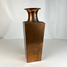 Vintage Antique Arts & Crafts Mission Art Deco Copper Vase picture