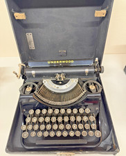 1929 Underwood Portable 4-Bank Typewriter w/ Original Case - Beautiful  picture