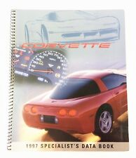 1997 Chevy Corvette Salesman's Data Book Sales Brochure lot Booklet Catalog Old picture