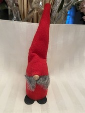 Vintage Swedish Wooden Santa Gnome 10” Christmas Made in Sweden picture
