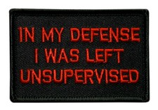 in My Defense Unsupervised Morale Patch (Hook Fastener -UP1) picture