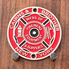 Cairns & Brother New York Firemans Equipment Challenge Coin  W#23 picture