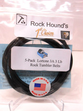 Rockhound's 1st Choice   3lb 3a Replacement Belts Lortone (5 Pack) FREE TIPS picture