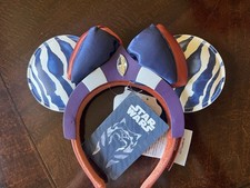 NEW 2024 Disney Parks Star Wars Ahsoka Tano Day “I Am No Jedi” Ears Headband picture
