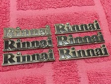 Rinnai Gas Water Heater Emblem 6 Pieces, Rare, Unbroken, Shipped via Mini Packe picture