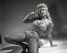 Model & Burlesque Dancer LILLY CHRISTINE Retro Pin up Picture Photo 4x6 picture