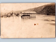 c1913 Flood Venango Mills Franklin Pennsylvania PA RPPC Real Photo Postcard picture