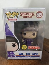 Funko Pop Stranger Things WILL THE WISE #805 Target GITD Glow Netflix TV picture