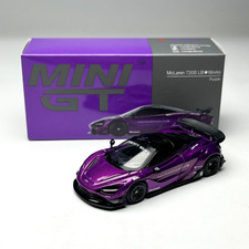 720S Purple 1/64 Mini GT Diecast Alloy Car Model Collectible picture