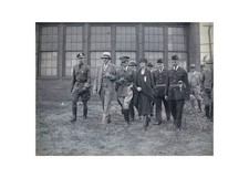 1928 Mexican Aviator Capt Emilio Carranza Lowell Airport Glass Negative OOAK picture