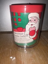 Vintage Wilton Christmas Cookies Cutter Set 1989 Never Used picture