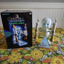 Vintage Casper the Friendly Ghost 1996 Candelabra Blowmold Light Trendmasters picture