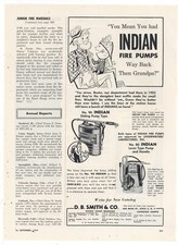 1959 D.B. Smith & Co. Ad: Indian No. 80 Fire Pump - Utica, New York picture