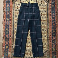 Vintage 1947 British Army Scottish Tartan Trews Sz 30 picture
