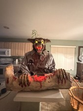 RARE Spirit Halloween - Wolf Spitter Animatronic Werewolf Prop WORKS picture