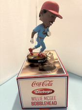 Kloanz Inc. Coca-Cola Dierbergs Willie McGee Baseball Plastic Bobblehead w/ Box picture