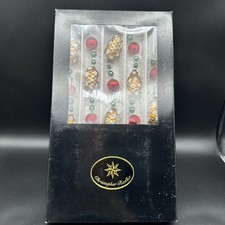 1999 CHRISTOPHER RADKO WOODLAND TRIM GARLAND 99-462-0 PINE CONES picture