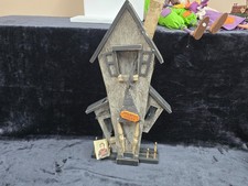 NOS Retired Large Bethany Lowe Halloween Crooked Haunted House Primitive Wood picture