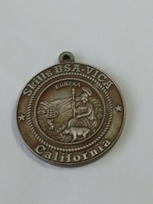 Skills USA-VICA California Medallion Pendant Technical Student Organization picture