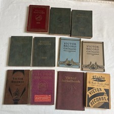 Antique Vintage Victor Talking Machine Records Cata Lot 1916-1930 78 RPM 10x picture