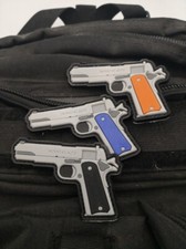 3PCS M1911 PATCH .45 CALIBER GUN PISTOL SECOND 2ND AMENDMENT RIGHT HOOK PATCH picture