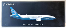 PacMin Boeing 737 Max 8 Desk Display Airplane Scale 1:144 w/Stand & Box picture