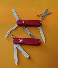 Victorinox SAK Red Rambler 58mm + 2 Red Classic SDs In Great Condition 🇨🇠picture