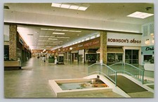 Topeka KS Interior View White Lakes Shopping Mall Stores Signs Postcard G1 picture