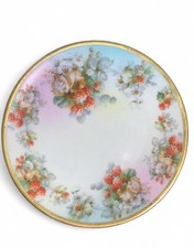 Antique hand-painted porcelain decorative plate/circa1900s/Imperial/porcelain picture