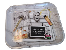Rolling Tray Trinket Metal Large 13.5