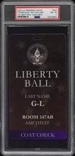 Trump Inauguration 2025 Liberty Ball Coat Check Pass PSA 8 #122153041 picture
