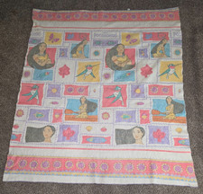 Vintage 1990s Disney's Pocahontas Full Sized Polyester Blanket picture