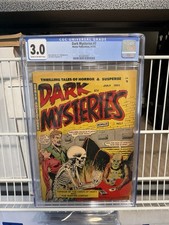 Dark Mysteries #7 CGC 3.0 1952 Skeleton Cover Pre Code Horror PCH Golden Age picture