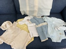 Lot Of 6 Vintage Baby Clothes Outfits Golden Gate Knitting Still with Tags picture