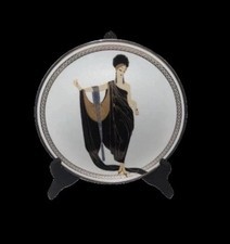 Pretty VTG House of Erte Art Deco Limited Edition Women Plate Franklin Glamour  picture