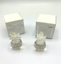 Lot of 2 AUSTRIAN CRYSTAL PINEAPPLES by Crystal Galleria picture
