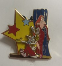 Jessica and Roger Rabbit Authentic Disney Slider pin LE 750 2005 No Back picture