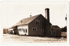 real photo Broadview Saskatchewan Canada - Creamery mailed antique postcard RPPC picture