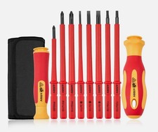 Insulated Screwdriver Set Magnetic Torx & Phillips Tips Electrician Repair Tool picture
