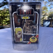 1984 Kenner Star Wars ROTJ  Paploo Action Figure 79 Back MOC - in Star Case picture