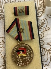 GDR Medal NVA “Für Treue Servizi” with Ribbon and Bar, Grade XX picture