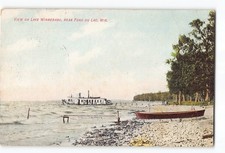 Fond Du Lac Wisconsin WI Postcard 1908 View On Lake Winnebago picture