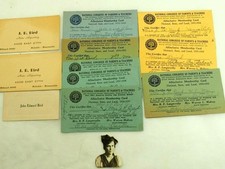 J.R.Bird Auto Repair cards & National Congress of Parent &Teachers Member1933-38 picture